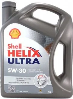 Олія моторна Shell Helix Ultra 5W-30 (4 л) SHELL 550040623