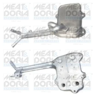 MEATDORIA VW Оливний радіатор Audi A1/3,Golf V,VI,Passat,Tiguan,Touran,Skoda Fabia II,Octavia II,Rapid MEAT&DORIA 95014