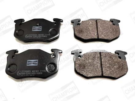 Тормозные колодки зад. Peugeot 206 99-/Renault Megane I 96-03 CHAMPION 571334CH