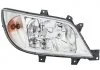 DB Фара основная галоген с мотором,с лампами H7/H3/H7 PY21W W5W прав.Sprinter 02- HELLA 1EH 246 047-061