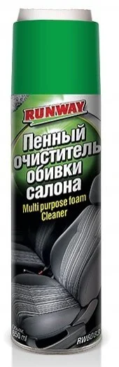 0.65л MULTI Ц PURPOSE CLEANER Пенный очиститель салона (оббивка:синтетика,велюр) RUNWAY RW6083 (фото 1)