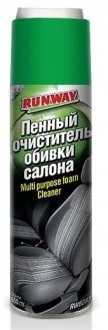 0.65л MULTI Ц PURPOSE CLEANER Пенный очиститель салона (оббивка:синтетика,велюр) RUNWAY RW6083