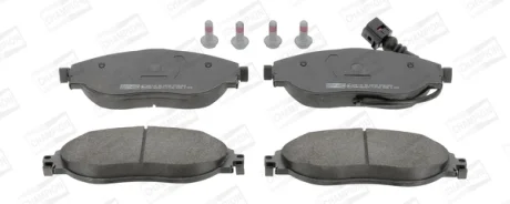 Колодки тормозные дисковые передние Audi A3 (12-20)/ VW Golf VII, Passat B7, Sharan (10-15) CHAMPION 573418CH