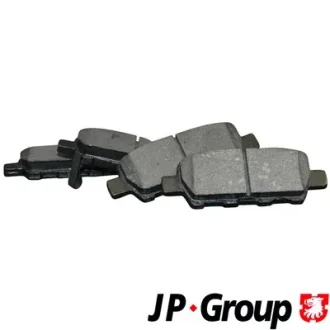 Тормозные колодки зад. Qashqai/X-Trail 07- (38x105,5x14,3) JP GROUP 4063700610