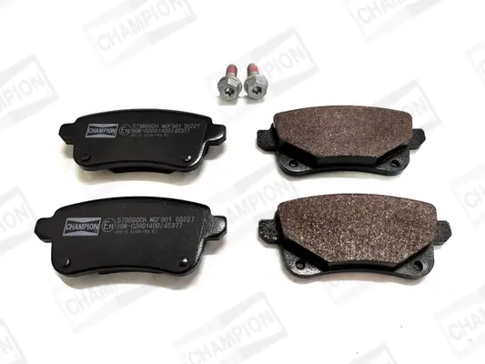 Колодки тормозные дисковые задние Renault Megane (III,IV), Clio V, Fluence (10-) CHAMPION 573660CH (фото 1)