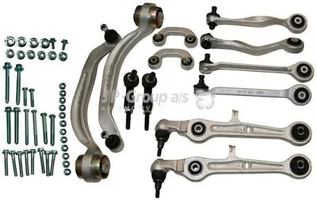 AUDI К-т рулевых тяг+наконечники+тяги стаб.+крепление Audi A4 00- JP GROUP 1140104010