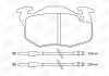 CITROEN Тормозные колодки передние ZX 91-,Peugeot,Renault Clio CHAMPION 571525CH (фото 1)