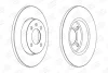 Диск тормозной передний (кратно 2) VW Caddy II CHAMPION 561491CH (фото 2)