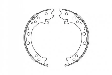 PARTS HONDA Тормозные колодки задн.ручного тормоза CR-V II 01- KAVO KBS-2903