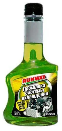 0.3л COOLING SYSTEM QUIK FLUSH Очиститель системы охлаждения RUNWAY RW3030 (фото 1)