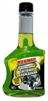 0.3л COOLING SYSTEM QUIK FLUSH Очиститель системы охлаждения RUNWAY RW3030