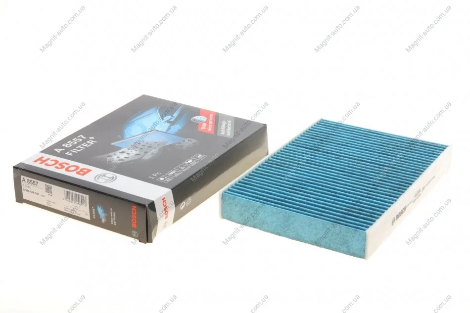 Filter + VW Фильтр салона (уголь) (антиалергенный) Up 11- BOSCH 0986628557 (фото 1)