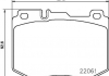 DB Тормозные колодки передн.C-Class W205,E-Class W213 14- HELLA 8DB 355 021-671 (фото 3)