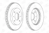Диск гальмівний передній (кратно 2) Volvo S40, V40/Mitsubishi Carisma, Galant, Lancer (98-) CHAMPION 561926CH (фото 2)