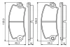Колодки тормозные дисковые BOSCH 0986495270 (фото 5)