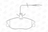Тормозные колодки пер. Peugeot 306/406/607 96- (TRW) CHAMPION 571898CH (фото 2)