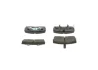 Комплект гальмівних колодок передн, DAIHATSU APPLAUSE I, APPLAUSE II, CHARADE III 1.0-1.6 03.87-05.00 BOSCH 0986493390 (фото 3)