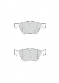 BMW Тормозные колодки передн.5 F10 518d-528i 11- Jurid 573364J