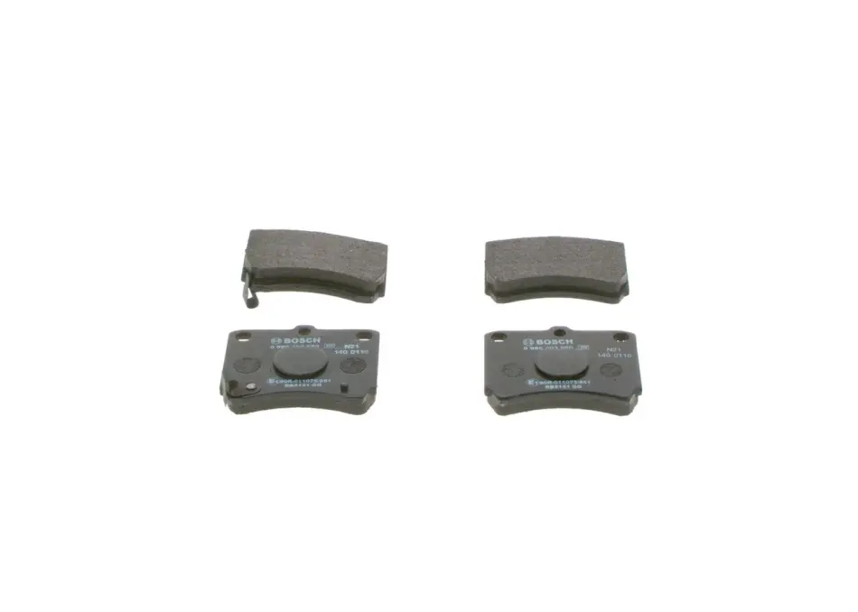 Тормозные колодки передн. KIA PRIDE 1.1,1.3I 91- BOSCH 0986493550 (фото 1)