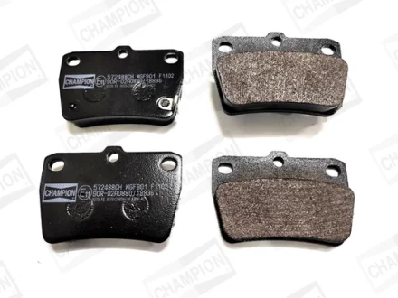 Колодки гальмівні дискові задні Chery Tiggo (06-10)/ Toyota Rav 4 (I,II) CHAMPION 572488CH