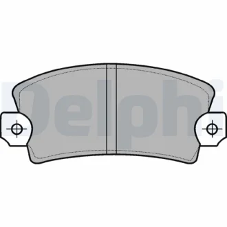 DELPHI RENAULT Колодки торм. передние DACIA Solenza Delphi LP56