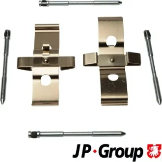Монтажний к-кт гальмівних колодок пер. TOUAREG 02- JP GROUP 1164004110