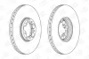 Диск тормозной передний (кратно 2) Ford Transit (00-06) CHAMPION 562140CH (фото 2)