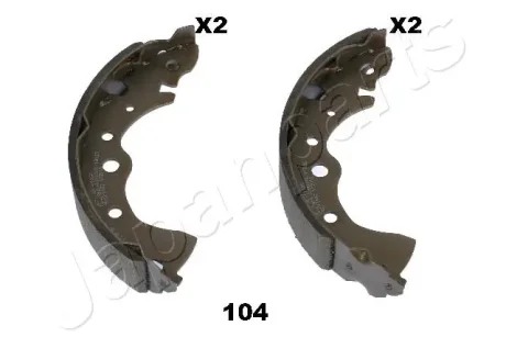 NISSAN Щоки гальмівні Almera 1,6 06- JAPANPARTS GF-104AF