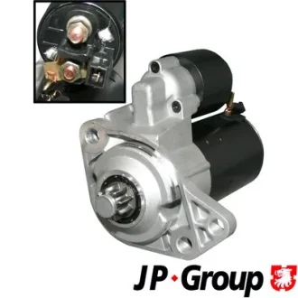 Стартер Audi A3/Ford Galaxy/VW Caddy/Golf/Passat/Skoda Octavia 1,4-2,0 91-05 (1,1kw) (z=9) JP GROUP 1190300600