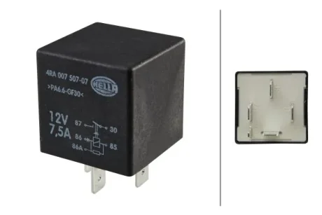 Реле, 12 V, 5 pin HELLA 4RA 007 507-071