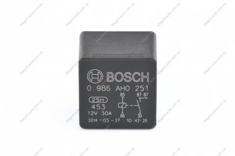 Реле BOSCH 0986AH0251