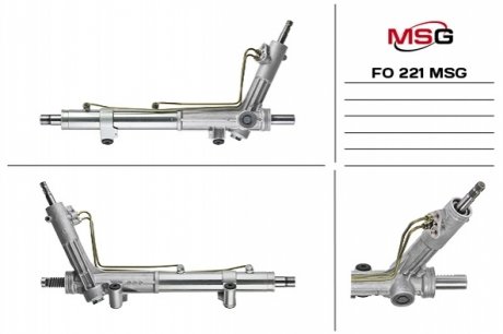 Рульова рейка з Г/У Ford Transit 1985-1991, Ford Transit 1992-2000 MSG FO 221