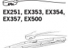 ExactFit Rear Щітка склоочисника,задня OEM (250мм) Trico EX251 (фото 1)