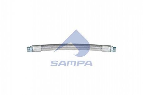 Патрубок компрнесора (гумовий, з фітингами, армований) SAMPA 021.091