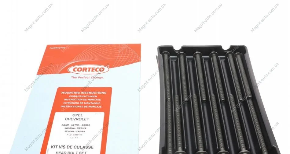 Болты головки блока цилиндров, комплект CORTECO 49362990 (фото 1)