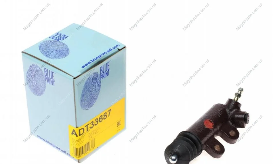 Циліндр зчеплення робочий BLUE PRINT ADT33687 (фото 1)