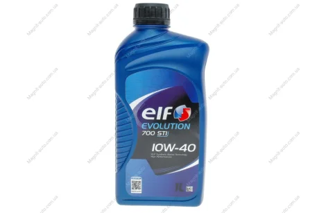 Олива моторн. Evolution 700 STI 10W-40 (SN) (Каністра 1л) ELF 214125