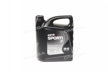Олива моторн. SPORTI 9 5W-40 (Каністра 5л) ELF 214252