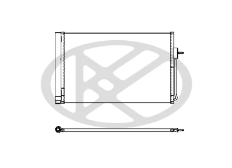 Радиатор кондиционера в сборе KOYORAD CD310559