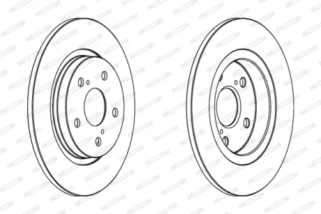 Тормозной диск Ferodo FERODO DDF1755C