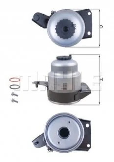 Фильтр топливный MAHLE / KNECHT KL829D