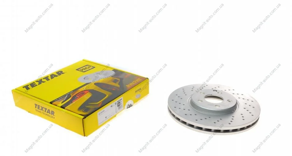 Диск гальмівний MERCEDES E(W211)/S(W220) "F D=330mm "02-09 TEXTAR 92124105 (фото 1)