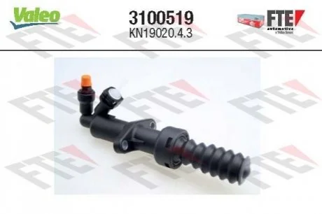 Рабочий цилиндр сцепления CITROEN/FIAT/LANCIA/PEUGEOT C4/C5/DS/Jumpy/Scudo/407/Expert "2,0HDi "04>> Valeo ="3100519"