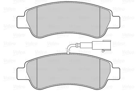 Тормозные колодки дисковые CITROEN/FIAT/PEUGEOT Boxer/Ducato/Jumper "2,0-3,0 "R 06>> Valeo ="302223"
