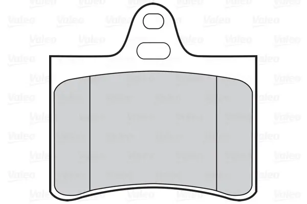 Тормозные колодки дисковые CITROEN C5 "1,6-3,0 "R "01-08 Valeo ="302021" (фото 1)