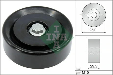 Відвідний ролик поліклинового ременя (Ви-во) INA 532 0959 10
