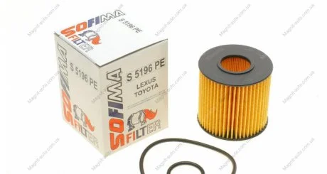 Фильтр масляный TOYOTA/LEXUS Camry VIII/RAV4 IV/Alphard II/ES serie/NX serie/NX serie SOFIMA ="S5196PE"