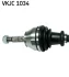 Приводной вал RENAULT Rapid/Super5 "L "1,0-1,9 "84-98 SKF VKJC 1034 (фото 2)