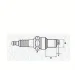 Свічка зпалювання CT6FMR ВАЗ 2108-099, DAEWOO LANOS 1.5 (вир-во) MAGNETI MARELLI 062000771304 (фото 1)