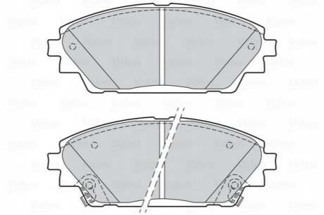 Гальмівні колодки дискові MAZDA CX-3/Mazda 3 "1,5-2,0 "F "08>> Valeo ="302285"